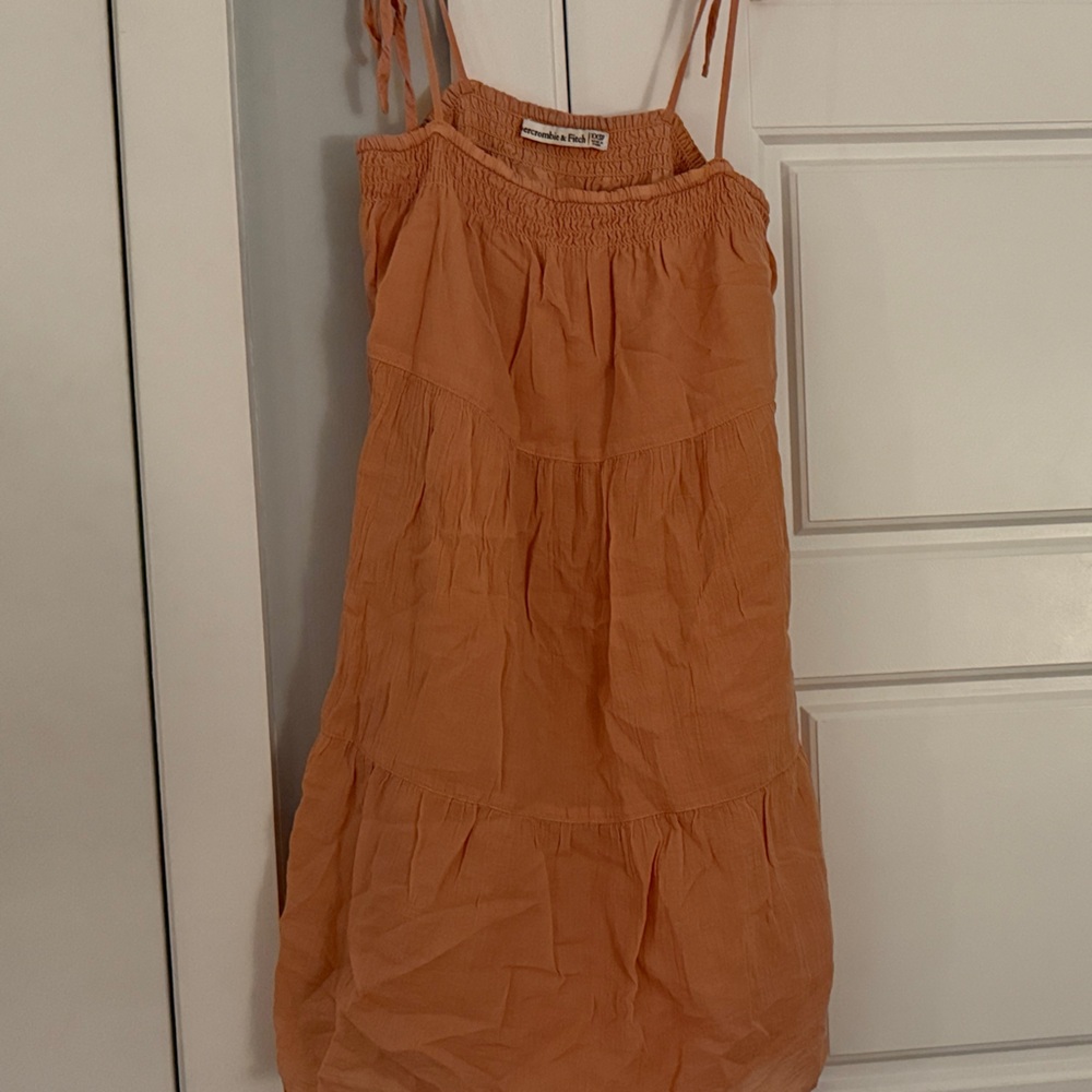 Peach swim coverup
